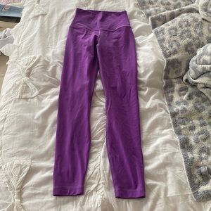 Purple Lululemon align leggings